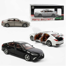 Машинка (1140-01) авто експерт, 3 кольори, металопластик, 1:24, звук, світло, інерція, відчиняються двері, у коробці, видається тільки мікс вид