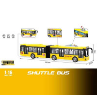 Автобус WY 913 A  (18) звуки, підсвічування, інерція, дверцята відкриваються, масштаб 1:16, в коробці