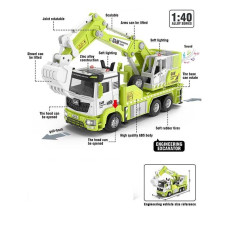 Спецтехніка Авто Експерт (TK-42800) металопластик, 1:40, звук, світло, інерція, рухомі елементи
