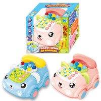 Телефончик на колесах WToys (30708) українське озвучення, колесо вільного руху, пісні, цифри, звуки, казки, світло