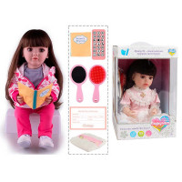 Інтерактивна лялька (TK 2670-73) wtoys, озвуч. укр. мовою, пульт, казки, пісні, відповідає на запитання, мелодії, повторюшка, в коробці