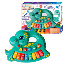 Піаніно музичне WToys (62306) озвучування українською мовою, ноти, цифри, мелодії, пісні, підсвічування