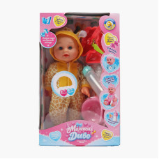 Пупс функціональний (UKA-A 0940-15) wtoys, озвучування українською мовою, звук, від батарейок, пє, ходить в туалет, в коробці