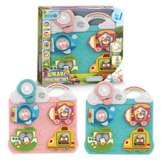 Бізіборд Цікаві подорожі (52778) wtoys, 2 кольори, озвучування українською мовою, 15 пісень, 8 казок, сортер, підсвічування, звуки, в коробці