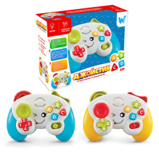 Розвиваючий джойстик WToys (63566) українська озвучка, 8 пісень, 4 казки, мелодії, цифри, форми, підсвічування