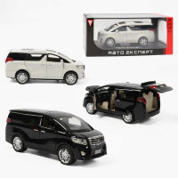 Машинка (RS-11632) авто експерт, 2 кольори, металопластик, 1:24, звук, світло, інерція, відчиняються двері, багажник та капот, в коробці