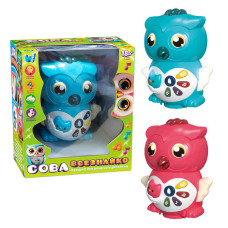 Музична WToys сова (36736) 2 кольори, озвучування українською мовою, казки, пісні, загадки, колесо вільного ходу, підсвічування, в коробці