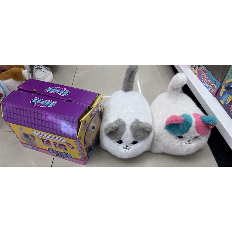 Інтерактивна м`яка іграшка (F 43660)  2 види, котик, звуки, кліпає очима, рухає хвостом, запис голосу, засинає, в коробці