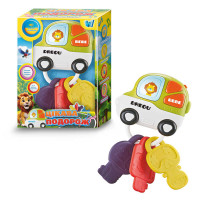 Музична іграшка “Цікава подорож” (45093) wtoys, озвучування українською мовою, прорізувачі, пісні, загадки, казки, підсвічування, в коробці