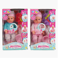 Пупс функціональний WToys (UKA-A 0940-2) українська озвучка, звук, від батарейок, п'є, ходить до туалету