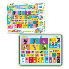 Планшет Грай та вчися (30391) wtoys, озвуч. укр. мовою, казки, пісні, вірші, абетка, цифри, піаніно, кольори,іспити,загадки,вікторина,в коробці