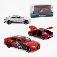Машинка (ТК - 7488) авто експерт, 2 кольори, металопластик, 1:32, світло, звук, інерція, відчиняються двері, багажник та капот, в коробці