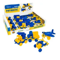 Патріотичні машинки Tigres Kid cars  (39900) ціна за 12 штук У боксі