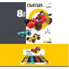 Машина Динозавр (987 K-05) ціна за 8 штук В блоці, , відкриває пащу, розтягує тіло, вертикальна їзда, інерція, в коробці