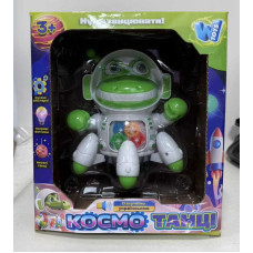 Робот музичний WToys (86838) озвучування українською мовою, 2 пісеньки, підсвічування, рухомі елементи, колесо вільного ходу
