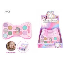 Косметика (2625 C) ціна за 10 штук В блоці, тіні для повік, глітер, аплікатор, в коробці