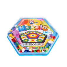 гр Мозаика "Цветной мир" 220 эл, 2070 (36) "Technok Toys"