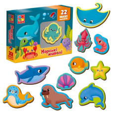 Набір магнітів Vladi Toys Морські жителі (VT 3106-27)