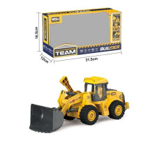 Спецтехніка WD 103 B1 (36) “Екскаватор”, звуки, підсвічування, інерція, масштаб 1:16, рухливий ківш, гумове покриття коліс, в коробці