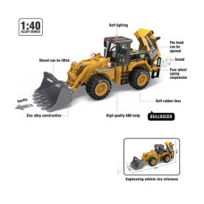 Спецтехніка Авто Експерт (TK-61715) металопластик, 1:40, звук, світло, інерція, рухомі елементи