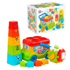 Розвиваюча іграшка Technok Toys Автобус (0389) сортер, куб, пірамідка
