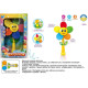 Музична квітка WToys (10645) українське озвучення, яскраве підсвічування, пісні, пелюстки обертаються