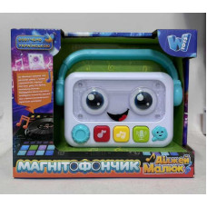 Магнітофончик музичний WToys (90611) озвучування українською мовою, диктофон, 10 казок, 10 пісень