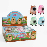 Игра антистресс (C 72737) капибара, гелевое наполнение, блестки, в коробке, цена за 12 штук в блоке