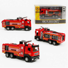 Спецтехніка (LS-4890-06) авто експерт, пожежна машина, мп, масштаб: 1:32, інерція, підсвічування, звук, помпова подача, в коробці