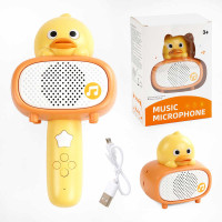 Мікрофон (C 575-14 A) колонка, мелодії, пісні, фрази, підсвічування, USB-кабель
