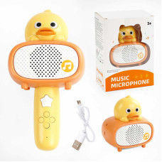 Мікрофон (C 575-14 A) колонка, мелодії, пісні, фрази, підсвічування, USB-кабель