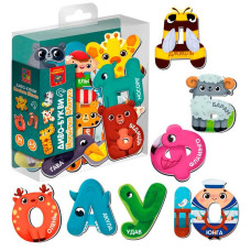 Гра розвиваюча магнітна Vladi Toys Чудо-букви. Алфавіт (VT5411-18)