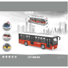 Автобус CLM 0771 B (96/2) металопластик, інерція, звук, підсвічування, рухомі елементи, в коробці