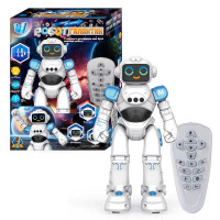 Робот Галактик (62313)  WToys, озвучування українською мовою, лед-підсвіч., сенсорні датчики, рух, 6 пісень, 6 історій, вікторина, в коробці