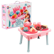 гр Столик з чайним набором 2246 (4) "Technok Toys", 26 аксесуарів, в коробці