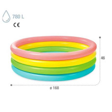 Intex Басейн 56441 NP "Веселка"  4 кільця, розміром 168-45см, обсяг: 780л при наповненні 80%, від 3 років