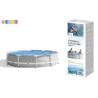 Intex Басейн каркасний 26700 NP  розмір:305x76см, Prism Frame Pool, об`єм води:4485л, у коробці