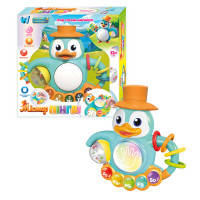 Містер Пінгві (53286) wtoys, озвуч. укр. мовою, підсвічування, 10 казок, 10 пісень, ноти, цифри, брязкальце, режими гри, в коробці