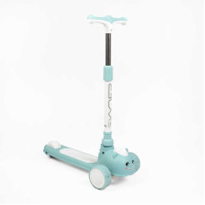 Самокат триколісний Skyper (SC-56309) колеса pu 125х40мм зі світлом, озвучування, підсвічування платформи, кермо складне, в пакеті