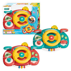 Кермо Маленький водій Wtoys (91739)  2 кольори, озвучення українською мовою, 5 казок, 10 пісень, звуки, підсвічування, рухливі елементи,коробка