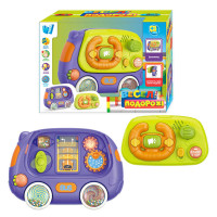 Автобус "Веселі подорожі" 84183 (48) "WToys", ОЗВУЧ УКР М, підсвічування, пісні, віршики, рухомі шестерні, спінер, колеса-брязкальця, в коробці