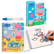 Водна розмальовка Peppa Pig DoDo (200443) 8 сторінок, маркер, в коробці