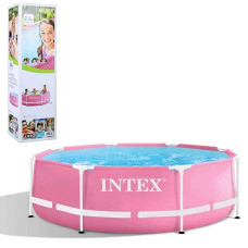 Intex Басейн каркасний 28290 NP  Рожевий, 244х76см, об`єм 2843л., від 6 років,