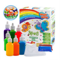 Набір для творчості Magic water. Creative gel (SPRING MV6031-04) ludum, пакетик з порошком, 2 формочки, 3 види блискіток, в коробці