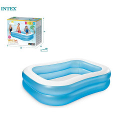 Intex Басейн надувний 57180 NP  «Сімейний» 203х152х48 см, об`єм=540л, від 3 років, вага 3.5кг
