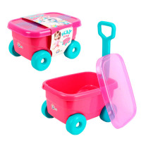 Візок (1386) technok toys, розміри: 38х28х22 см, висота ручки: 54 см