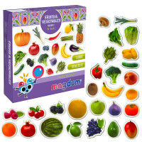 Магнітні ігри Magdum Fruits and vegetables (ML4031-15 EN)