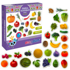 Магнітні ігри Magdum Fruits and vegetables (ML4031-15 EN)