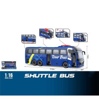 Автобус WY 1107 A (24) інерція, звуки, підсвічування, відкриваються дверцята, в коробці
