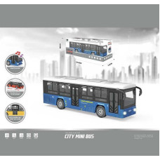Автобус CLM 0771 A (96/2) металопластик, інерція, звук, підсвічування, рухомі елементи, в коробці